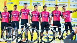 Ciclistas del Team Banco Guayaquil