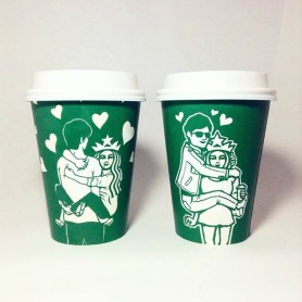Las divertidas creaciones de Soo Min Kim en los vasos de &#039;Starbucks&#039;