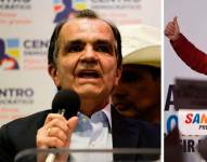 Óscar Iván Zuluaga y Juan Manuel Santos, excandidatos a la presidencia de Colombia