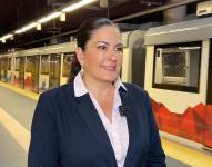 Verónica Sevilla es presidenta de la Empresa Operadora del Metro de Quito (EOMMT).