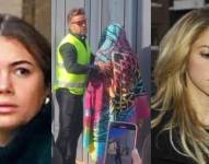 Ni Shakira ni Clara Chía: Esta era la mujer envuelta en una sábana y escoltada por agentes fuera de su mansión en Barcelona