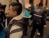 En un video se registraron las agresiones físicas que se dieron en el Centro Histórico capitalino.