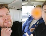 Imágenes de archivo de James Corden en el popular Carpool Karaoke.