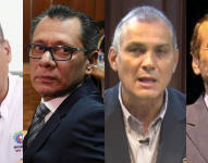 ECUADOR.- Este lunes deben rendir su versión los exmandatarios Rafael Correa y Jorge Glas. Collage: Ecuavisa