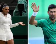 Los tenistas Serena Williams y Novak Djokovic son duda en el US Open