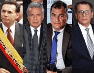 Alberto Dahik, Jamil Mahuad, Lenín Moreno, Rafael Correa, Jorge Glas y Abdalá Bucaram.
