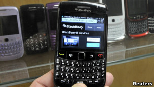 Donde Blackberry aún es rey