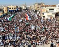 Protestas en la capital de Yemen