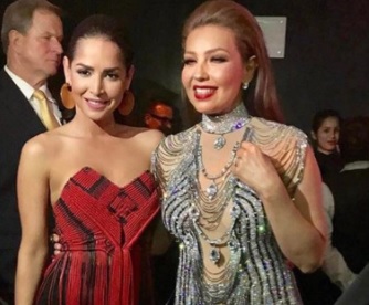 Carmen Villalobos y Thalía causan controversia