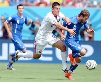 Costa Rica le gana a la poderosa Italia con un tanto a cero
