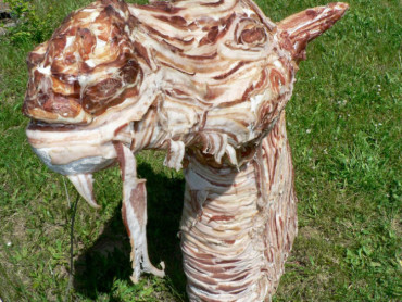 Sorprendentes obras de arte hechas con distintos tipos de carnes