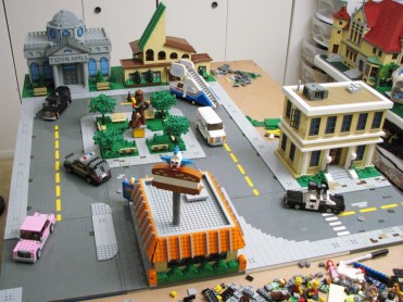 Springfield al estilo Lego