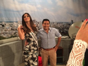 La Miss Universo Paulina Vega visitó En Contacto