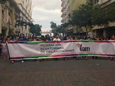 Desfile del Orgullo LGBTI en Guayaquil