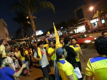 Guayaquil celebra el triunfo de Ecuador
