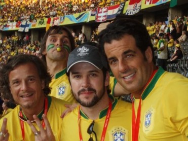 Famosos brasileños viviendo el Mundial de Fútbol