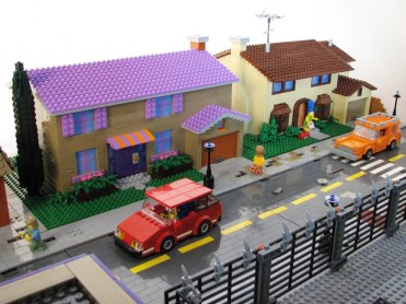 Springfield al estilo Lego