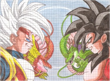 Personajes de Dragon Ball Z dibujados por fanáticos