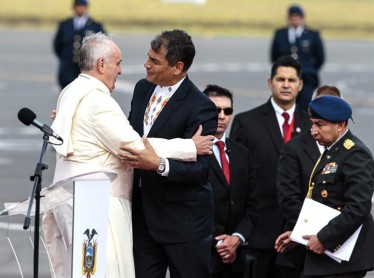 Revive la llegada del papa Francisco a Quito