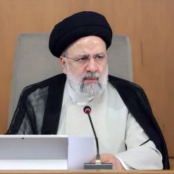 Imagen del presidente de Irán, Ebrahim Raisí.