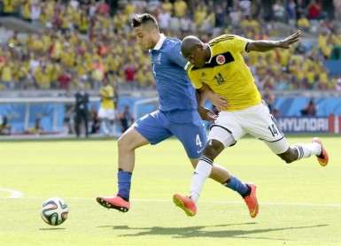 Otra victoria sudamericana en Brasil: Colombia derrota 3-0 a Grecia