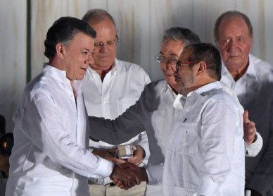 Las mejores fotografías de la firma del acuerdo de paz entre Colombia y las FARC