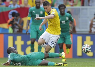 En un duelo parejo Colombia se impone 2 a 1 ante Costa de Marfil