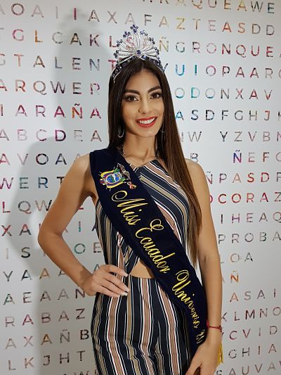 La Miss Ecuador 2018 rebate los estereotipos contra las reinas