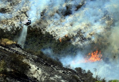 Incendios forestales están arrasando el sur de California