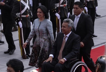 ¿Quienes pisaron la alfombra roja de la ceremonia del cambio presidencial de Lenín Moreno?
