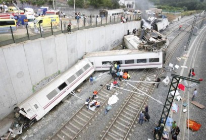 Tragedia ferroviaria en España
