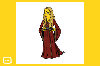 ¿Cómo se verían los personajes de Game Of Thrones si fueran Simpsons?