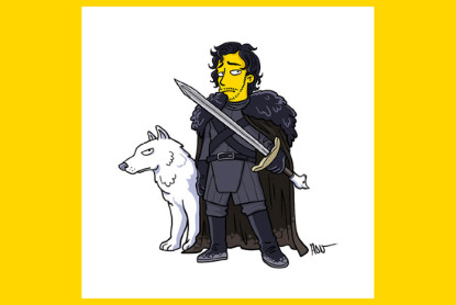 ¿Cómo se verían los personajes de Game Of Thrones si fueran Simpsons?