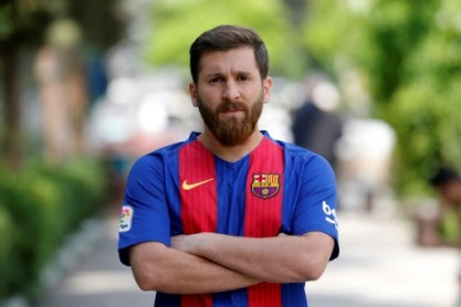 Reza Parastesh, el doppelganger de Lionel Messi