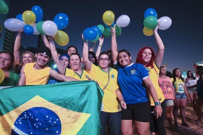 Se inauguró la Zona Fifa Fan Fest en Fortaleza Brasil