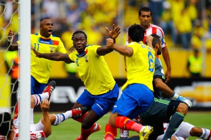 Vea las mejores imágenes de la goleada de Ecuador a Paraguay
