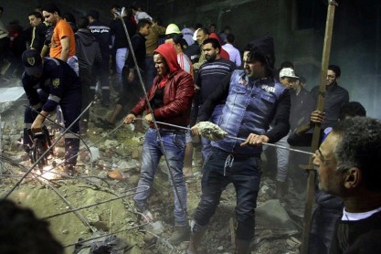 Derrumbe de un edificio en El Cairo deja al menos quince muertos