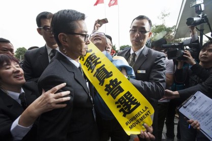 La policía detiene a 17 protestantes en Hong Kong