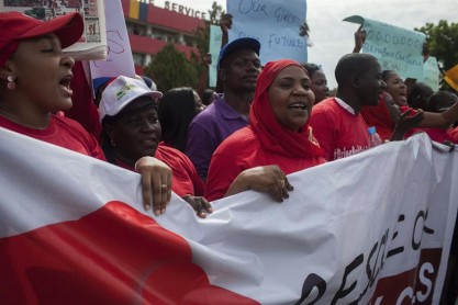 Manifestaciones en Nigeria por las niñas secuestradas