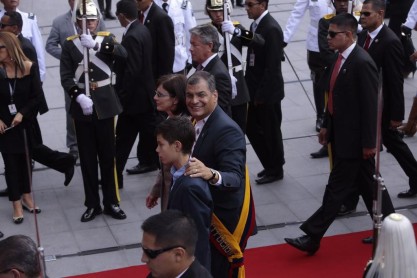Así inició la ceremonia de cambio de mando presidencial de Lenín Moreno