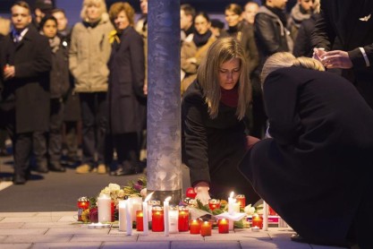 Vigilia por los fallecidos del Airbus A320 Germanwings