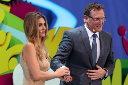 Fernanda Lima deslumbró en el sorteo del Mundial