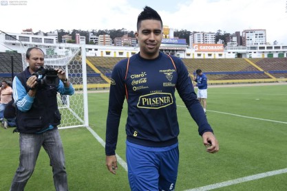 La selección Ecuatoriana de fútbol realizó entrenamiento en el Estadio Atahualpa