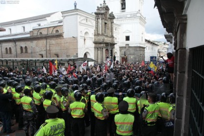 Así se dieron las marchas a favor y en contra del Gobierno en Quito y Guayaquil