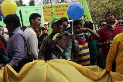 Así se dieron las marchas a favor y en contra del Gobierno en Quito y Guayaquil