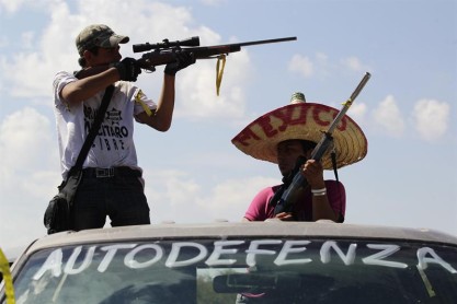 Gobierno de México lucha contra la violencia y las autodefensas