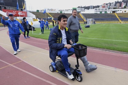 La selección Ecuatoriana de fútbol realizó entrenamiento en el Estadio Atahualpa