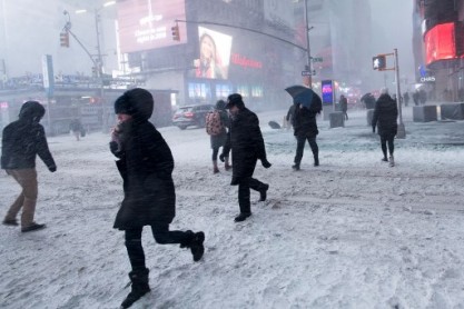 Tormenta invernal en Nueva York