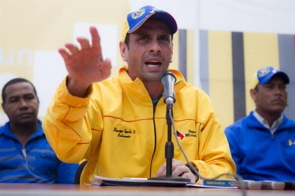 Capriles acusa al Gobierno de continuar protestas y tapar problemas