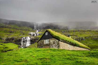 10 casas escandinavas con tejados verdes salidos de un cuento